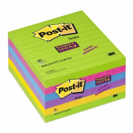 CF12POST-IT SUPERST ULTRACOL76X76 (75563A)