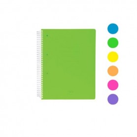 CF12 QUADERNO SPIRALE 5MM 70F FLU (974-5A)