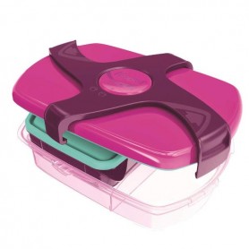 LUNCH BOX SCOMPARTI CONCEPT ROSA (870016)
