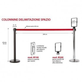 KIT COLONNINA CR COMPL. NASTRO NERA (KIT612CR480-NE)