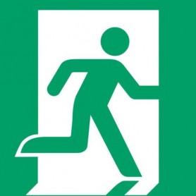 CARTELLO USCITA EMERGENZA (DESTRA) (7510005)