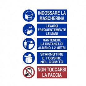 CARTELLO COMPORTAMENTI 80X60 POL (06905080POB0800X0600)