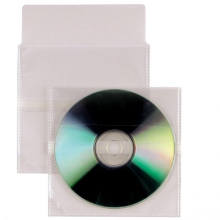 SEI Rota 430104 custodia CD/DVD Custodia a tasca 1 dischi Trasparente, Bianco (430104)
