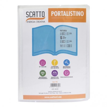 PORTALISTINO PERSONALIZZ. 20 FOGLI (741)