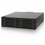 Icy Dock MB996SP-6SB pannello drive bay Nero (MB996SP-6SB)