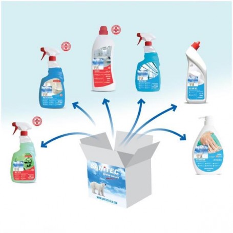 CF6 KIT DETERGENZA DISINFETTANTI (1001-S)