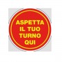 ASPETTA IL TUO TURNO QUI 20CM (06625010ADB0000D0200)