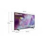 Samsung Series 6 TV QLED 4K 55” QE55Q60A Smart TV Wi-Fi Black 2021 (EU)  QE55Q60AAU (QE55Q60AAUXZT) (QE55Q60AAU_PROMO)