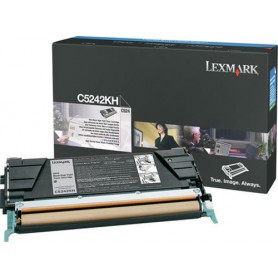 Lexmark Cyan High Yield Toner Cartridge for C524 cartuccia toner Originale Ciano (C5242CH)