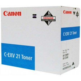 Canon C-EXV21 Cyan cartuccia toner Originale Ciano (0457B002)