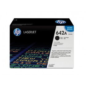 HP 642A Black Original LaserJet Toner Cartridge with Smart Printing Technology cartuccia toner 1 pz Originale Nero (CB400A)