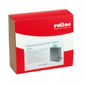 ROLINE Industrial Converter RJ-45, LWL 1000SX/LC convertitore multimediale di rete (21.13.1144)