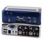 EFB Elektronik EB942 switch per keyboard-video-mouse (kvm) Blu, Argento (EB942)