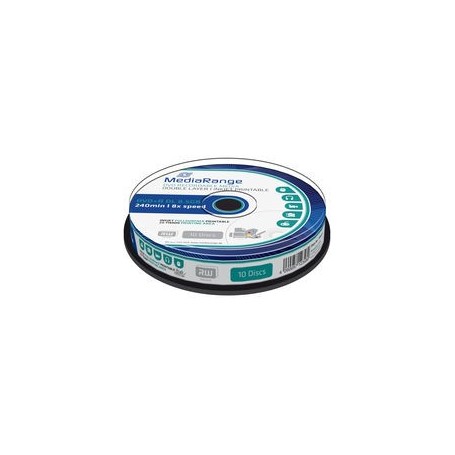 MediaRange MR468 DVD vergine 8,5 GB DVD+R DL 10 pz (MR468)