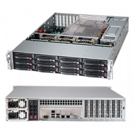 Supermicro SuperChassis 826BE16-R1K28LPB Supporto Nero 1280 W (CSE-826BE16-R1K28LPB)