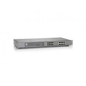 LevelOne FEP-1612 switch di rete Non gestito Fast Ethernet (10/100) Supporto Power over Ethernet (PoE) Grigio (FEP-1612)