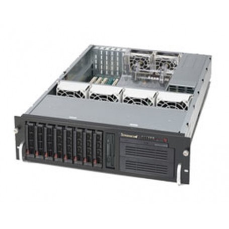 Supermicro SuperChassis 833T-653B Supporto Nero 650 W (CSE-833T-653B)