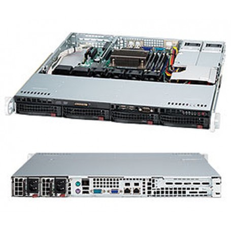 Supermicro SuperChassis 813MTQ-R400CB Supporto Nero 400 W (CSE-813MTQ-R400CB)