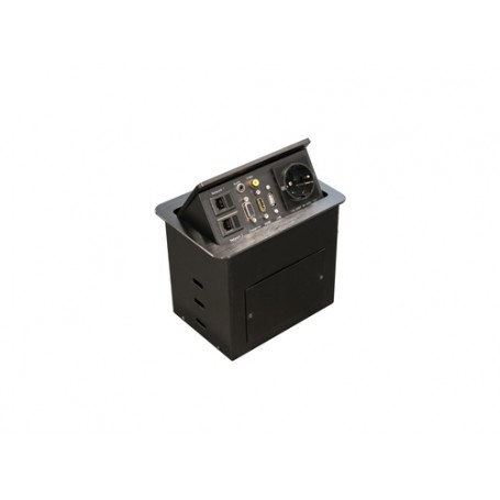 Equip 333341 hub di interfaccia Nero (333341)