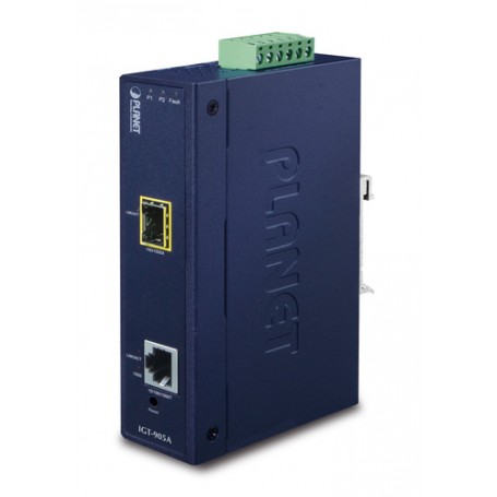 PLANET IGT-905A convertitore multimediale di rete 2000 Mbit/s Modalità multipla, Modalità singola Blu (IGT-905A)