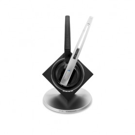 EPOS | SENNHEISER IMPACT DW Office USB ML - EU Cuffia Aggancio, Padiglione auricolare, Passanuca Nero, Argento (1000541)
