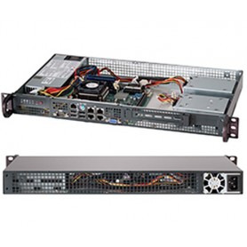 Supermicro CSE-505-203B sistema barebone per server Rack (1U) (CSE-505-203B)