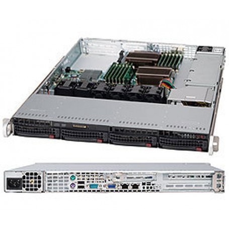 Supermicro SuperChassis 815TQ-600WB Supporto Nero 600 W (CSE-815TQ-600WB)