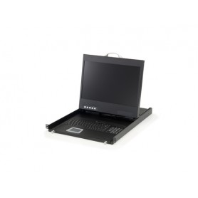 LevelOne KVM-8901DE console a rack 48,3 cm (19") 1440 x 900 Pixel Nero (KVM-8901DE)