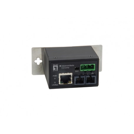 LevelOne IEC-4002 convertitore multimediale di rete 100 Mbit/s Modalità multipla Nero (IEC-4002)