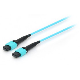 Equip 25555407 cavo a fibre ottiche 7 m MTP OM4 Ciano (25555407)