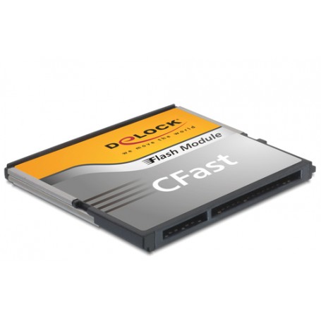 DeLOCK 128GB CFast 2.0 memoria flash MLC (54652)