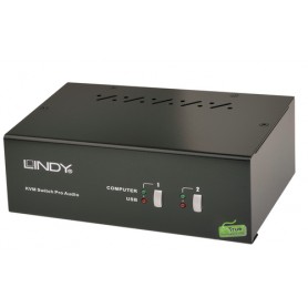 Lindy 39302 switch per keyboard-video-mouse (kvm) Nero (39302)