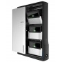 Ergotron Zip12 A muro Nero, Metallico (DM12-1006-2)