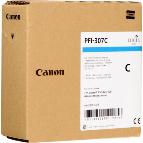 Canon PFI-307C cartuccia d'inchiostro Originale Ciano (9812B001)