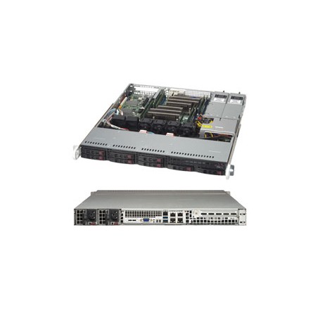 Supermicro CSE-113MFAC2-R606CB computer case Supporto Nero 600 W (CSE-113MFAC2-R606CB)