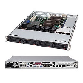 Supermicro CSE-815TQC-605CB computer case Supporto Nero 600 W (CSE-815TQC-605CB)