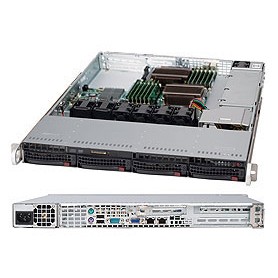 Supermicro SuperChassis 815TQC-605WB Supporto Nero 600 W (CSE-815TQC-605WB)