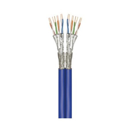 Goobay 91896 cavo di rete Blu 100 m Cat7a+ S/FTP (S-STP) (91896)