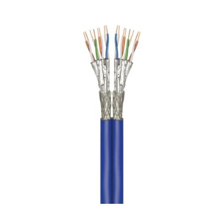 Goobay 91897 cavo di rete Blu 500 m Cat7a+ S/FTP (S-STP) (91897)