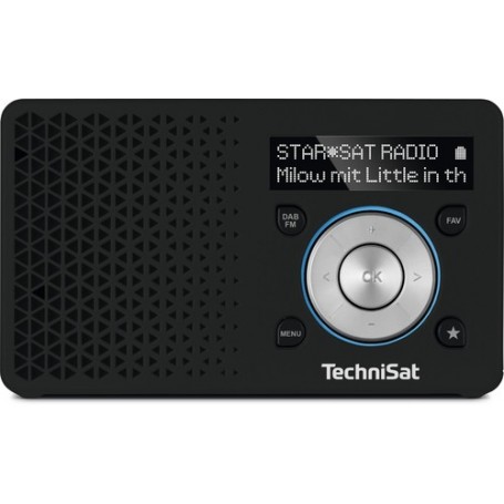 TechniSat DIGITRADIO 1 Portatile Analogico e digitale Nero, Argento (0000/4997)