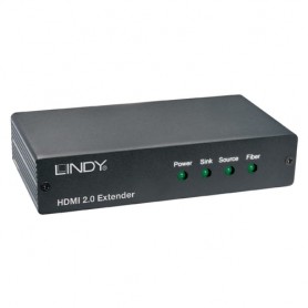Lindy 38204 moltiplicatore AV Trasmettitore e ricevitore AV Nero (38204)