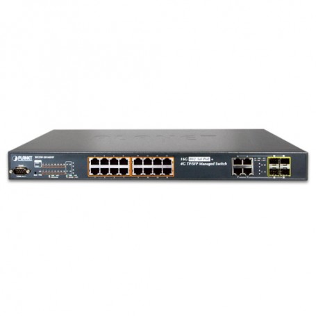 Digitus WGSW-20160HP switch di rete Gestito L2 Gigabit Ethernet (10/100/1000) Supporto Power over Ethernet (PoE)  (WGSW-20160HP)