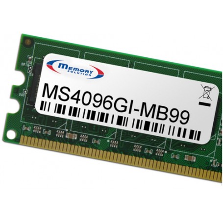 Memory Solution MS4096GI-MB99 memoria 4 GB (MS4096GI-MB99)