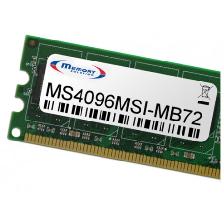 Memory Solution MS4096MSI-MB72 memoria 4 GB (MS4096MSI-MB72)