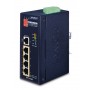 PLANET ISW-504PT switch di rete Non gestito L2 Fast Ethernet (10/100) Supporto Power over Ethernet (PoE) Nero (ISW-504PT)