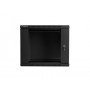 Lanberg WF01-6609-10B rack 9U Da parete Nero (WF01-6609-10B)