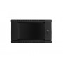 Lanberg WF01-6606-10B rack 6U Da parete Nero (WF01-6606-10B)