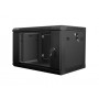 Lanberg WF01-6406-10B rack 6U Da parete Nero (WF01-6406-10B)
