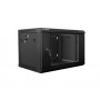 Lanberg WF01-6406-10B rack 6U Da parete Nero (WF01-6406-10B)