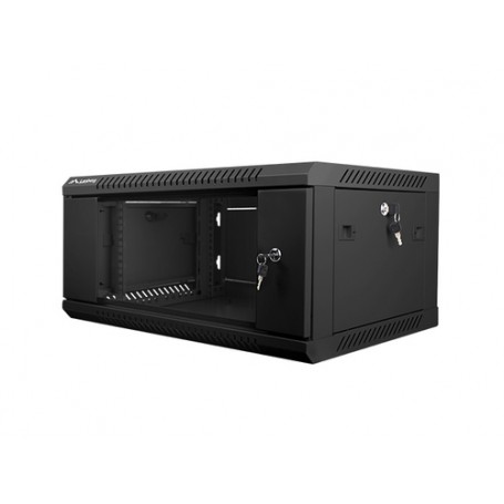 Lanberg WF01-6404-10B rack 4U Da parete Nero (WF01-6404-10B)